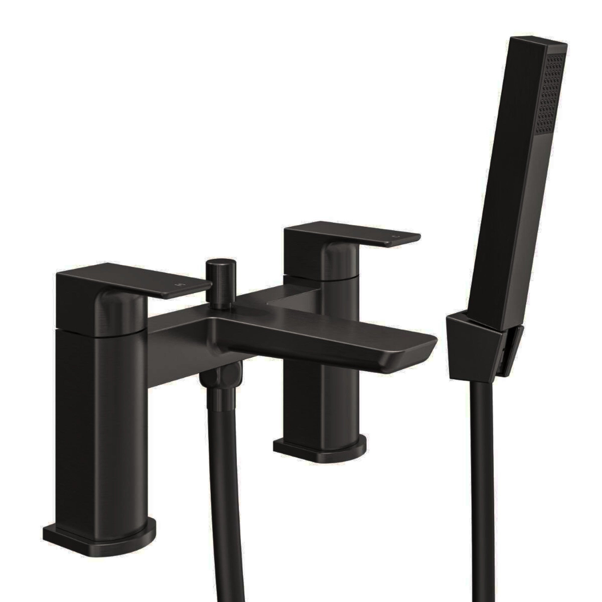 Buy Mykonos contemporary bath shower mixer tap - matt black online UK